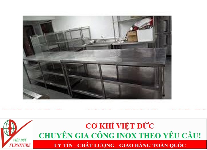 Bàn Bếp Inox 3 Tầng B-55 1 1