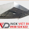 chụp hút khói cấp gió tươi inox