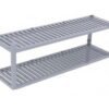 KỆ SONG 2 TẦNG INOX 304 POSCO TREO TƯỜNG - Copy