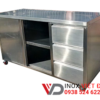 Tủ inox có bánh xe