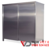 tủ inox cửa lùa giá rẻ
