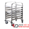 Xe đẩy thức ăn 6 tầng