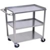 Kệ Inox 3 Tầng Có Bánh Xe