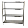 Kệ Inox 4 Tầng Chân Tròn