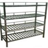 Kệ Inox 4 Tầng Chân Vuông