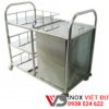 Xe Dọn Phòng Khách Sạn Inox