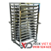 Xe đẩy khay cơm công nghiệp