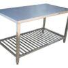 bàn inox công nghiệp 1 tầng