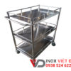 xe tiêm inox 3 tầng