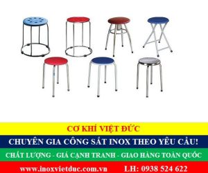 Ghế đẩu inox chất lượng giá rẻ TPHCM Long An-Tây Ninh