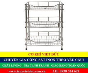 Kệ chén inox 304 chất lượng giá rẻ TPHCM Long An-Tây Ninh