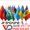 CỘT CỜ INOX VĂN PHÒNG CAO 1M