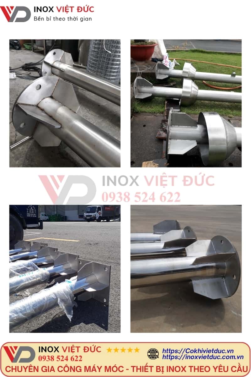 bản mã cột cờ inox 9m ngoài trời