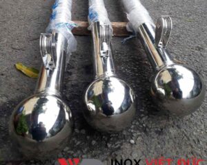 cột cờ inox ngoài trời cao 9m giá tốt