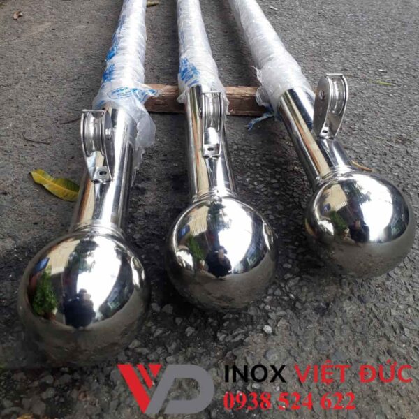 cột cờ inox ngoài trời cao 9m giá tốt