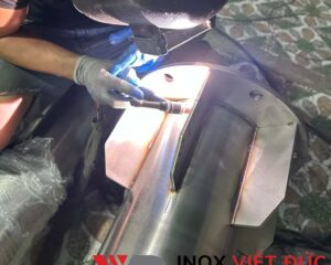 bản mã cột cờ inox 9m ngoài trời
