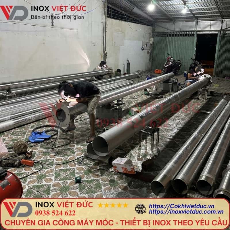 Xưởng sản xuất cột cờ