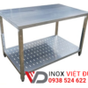 bàn chặt inox 2 tầng