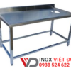 bàn inox có lỗ xả rác