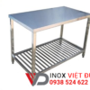 bàn inox có nan dưới