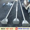 Thi công, lắp đặt cột cờ inox