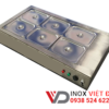 tủ hâm nóng inox 6 khay
