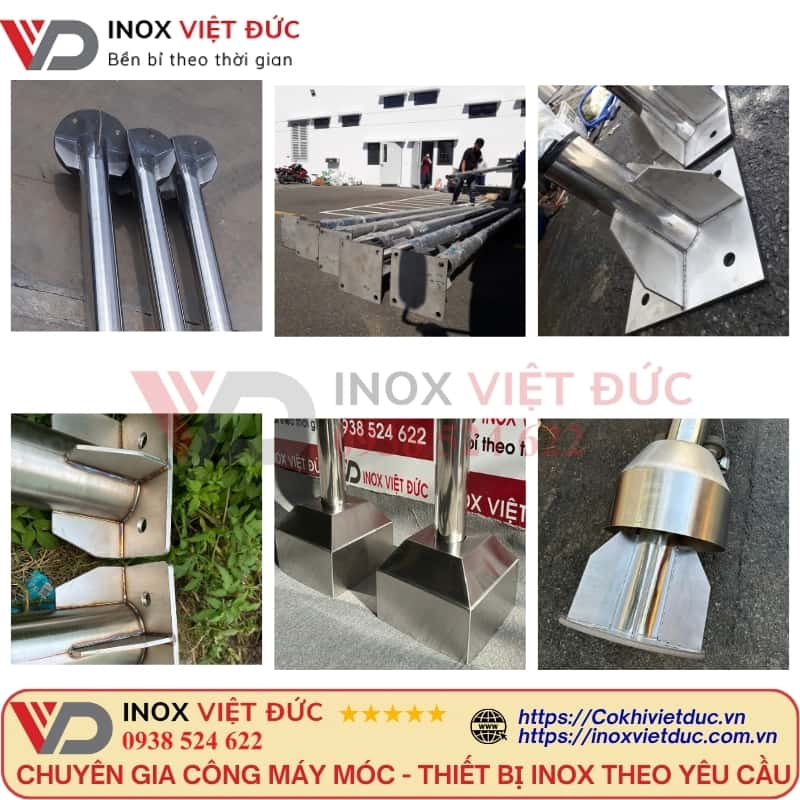 Cột cờ công ty inox 304 bền đẹp