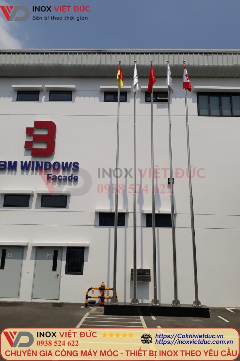 Cột Cờ Inox Chất Lượng Cao