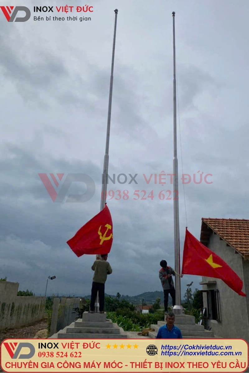 Cột Cờ Xoay 360 giá rẻ