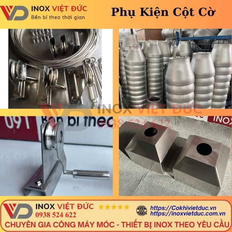 Côn thu ống cột cờ