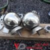 Quả cầu inox đỉnh cột cờ