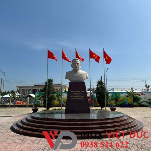 Trụ Cờ Inox 304 Ngoài Trời