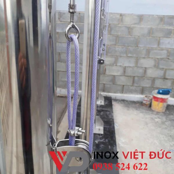 Dây cáp inox bọc nhựa cột cờ