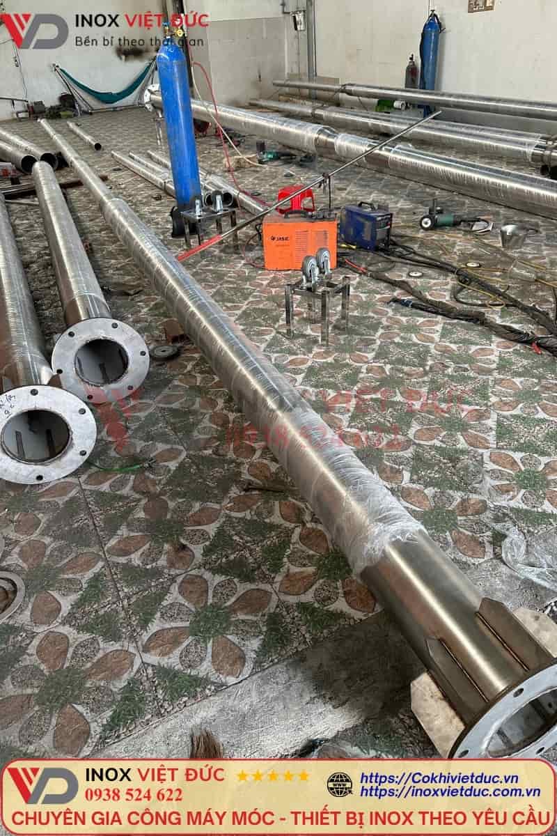 Xưởng gia công cột cờ inox 360
