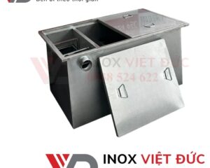 bể tách mỡ 750l giá rẻ inox 304 cho nhà hàng quán ăn