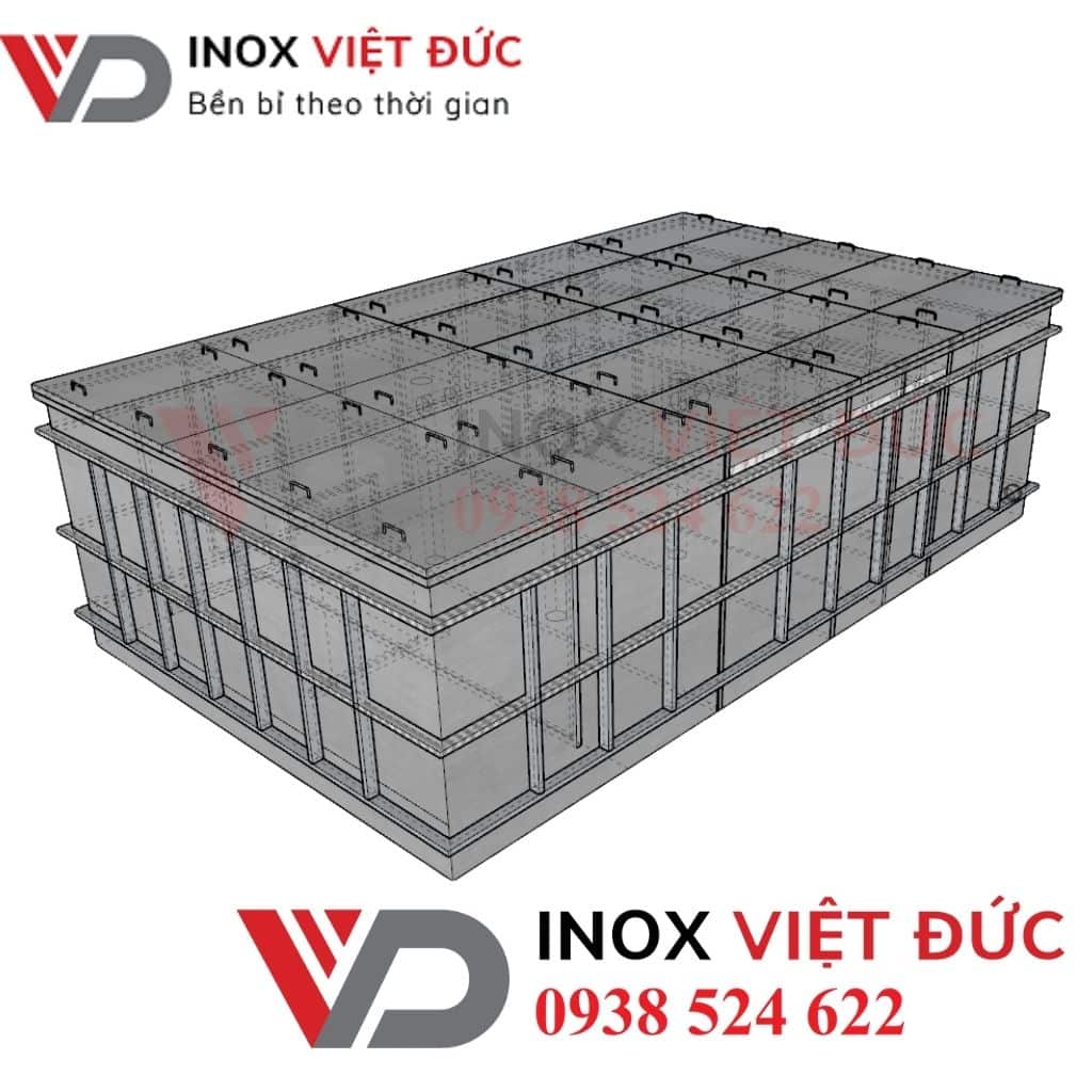 Bể Tách Mỡ Inox 304 14000L 1 Ảnh Đại Diện Bể Tách Mỡ Inox 304 14000L – Model Âm Sàn