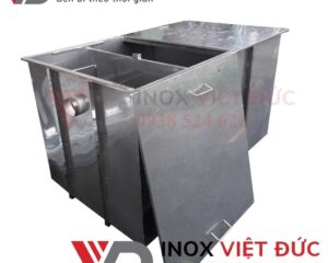 Ảnh đại diện bể tách dầu mỡ 1200L inox 304 dùng cho bếp công nghiệp