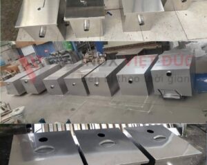 Bể Tách Mỡ Nhà Hàng 100L 8 Ưu điểm nổi bật của bể tách mỡ nhà hàng 100L inox 304 – hiệu suất tách mỡ 98%, dễ vệ sinh, lắp đặt linh hoạt, tuổi thọ trên 10 năm – Inox Việt Đức