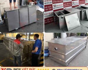 Bể Tách Mỡ Âm Sàn 16000L 8 Ứng dụng bể tách mỡ chung cư inox 304 trong hệ thống thoát nước tòa nhà, giúp tách mỡ, giữ rác và lắng bùn trước khi nước thải vào trạm xử lý.