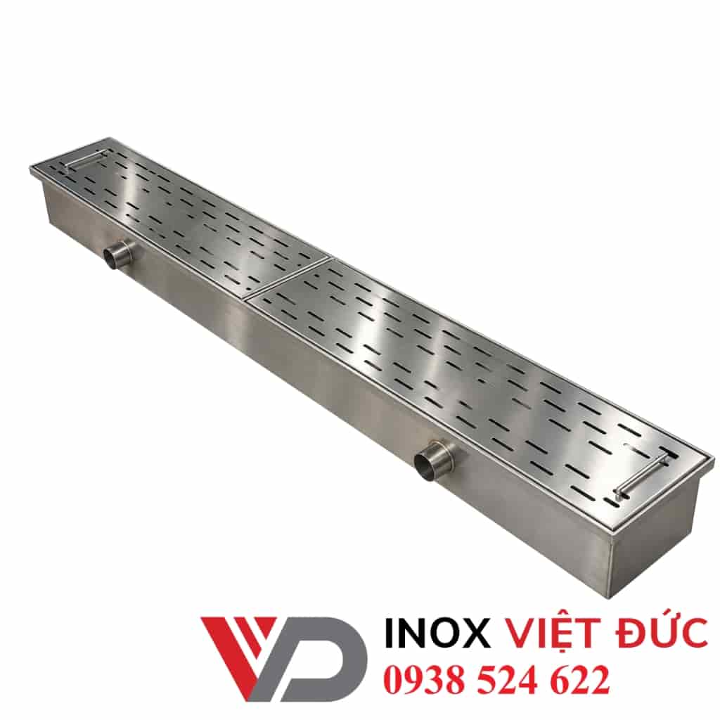 Ga Thoát Sàn Inox Công Nghiệp 1 Ga thoát sàn inox 304 công nghiệp gia công theo yêu cầu tại Inox Việt Đức