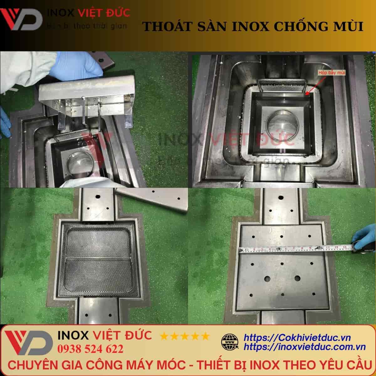 Hố ga thoát sàn inox dùng để thu gom nước và cặn bẩn trước khi dẫn vào hệ thống đường ống thoát nước